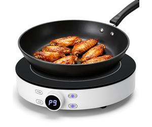 Aigostar Plaque à induction portable de 2000W Cookmate, Ecran LED, Tactile