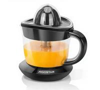 Aigostar Presse-agrumes 40 W, 0,7 L, noir, 2 cônes, rotation bidirectionnelle