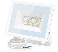 Aigostar Projecteur LED Extérieur 20W,1650lm,Blanc froid 6500K Spot LED Extérieur,IP65 Imperméable Lumière de Sécurité,Pour Jardin,Patio,Cour,Garage