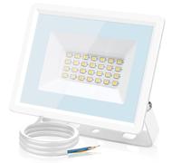 Aigostar Projecteur LED Extérieur 20W,1650lm,Blanche Naturelle 4000K Spot LED Extérieur,IP65 Imperméable Lumière de Sécurité,Pour Jardin,Patio,Cour,Garage