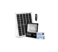 Aigostar - Projecteur solaire LED d’extérieur avec panneau solaire,200W. Projecteur ultra lumineux avec protection IP66. Lumière solaire extérieure pour jardins， portes， cours， garages， etc.