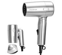 Aigostar Sèche-cheveux Compact de Voyage avec Manche Pliable, 2 Vitesses et Réglages de Température au Choix Protection de Sécurité Contre la Surchauffe-Gale