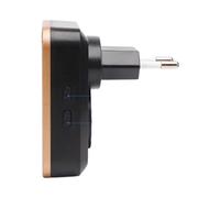 Aigostar Sonnette Sans Fil AC Auto-Alimentée IP44 - Noir & Doré