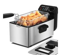 Aigostar Ushas Friteuse, 2200W, 3L Capacité Jusqu'à 4-5 pers, 100% sans BPA