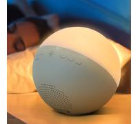 Aigostar Veilleuse Bébé avec 22 Sons Apaisants, 7 Couleurs Lampe de Chevet avec Minuterie, Lampe de Nuit Rechargeable USB, pour Chambre à Coucher, Salon, Camping, Cadeau pour Bébé, Enfant ou Adulte