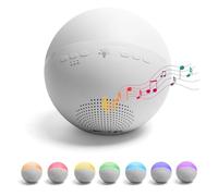 Aigostar Veilleuse Bébé avec 22 Sons Apaisants, 7 Couleurs Lampe de Chevet avec Minuterie, Lampe de Nuit Rechargeable USB, pour Chambre à Coucher, Salon, Camping, Cadeau pour Bébé, Enfant ou Adulte