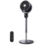 Aigostar Ventilateur Silencieux sur Pied avec Télécommande, Moteur DC 23dB, Oscillation 3D 120°+90°, Circulateur d’Air Puissant
