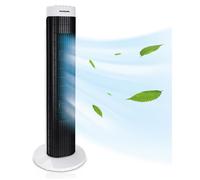 Aigostar Ventilateur Tour 76cm, 3 Vitesses, Oscillation à 85, Télécommande, Minuterie 2H, Ventilateur Colonne Silencieux 45W-Ben