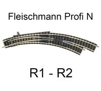 Fleischmann 9175 - Aiguillage courbe, commande manuelle - N (1:160)