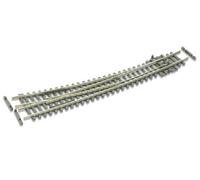 Aiguillage courbe a droite - double rayon - Electrofrog - echelle N - code 55 55