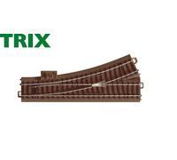 Trix Modellbahnen Aiguillage 62611 à gauche H0 Voie C 188,3 mm 1 pc(s)