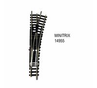 Trix Modellbahnen Aiguillage droit N Minitrix 14955 R4 15° Avec OVP