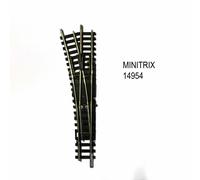Trix Modellbahnen Aiguillage Minitrix 14954 R4 15° droit/gauche N 1/160