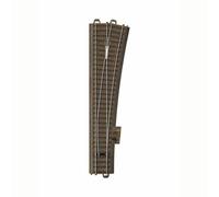Aiguillage long droit droit 236.1mm R9 :1114.6mm 12.1 degré -HO-1/87-TRIX 62712