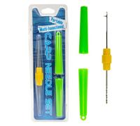 Aiguille a Appâts pour la Pêche a la Carpe,Double Tête en Acier a Haute Teneur en Carbone,Réutilisable,avec Housse de Protection Amovible