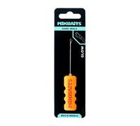 Aiguille à bouillettes Mikbaits Hard Glow orange avec bec lumineux