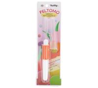 Aiguille à feutrer interchangeable Tulip Feltomo - 1 pièce, orange et blanc