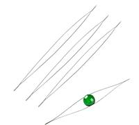 Aiguille À Perles - Enfile-aiguille À Perles | 1 Pièce D'aiguilles À Main Ménagères, Aiguilles À Perles Torsadées, Aiguilles À Perles Extra Fortes, Aiguilles À Enfiler À La Main Pour La Fabrication Ma