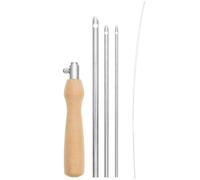 Aiguille à poinçonner en bois - 4 tailles d'aiguilles