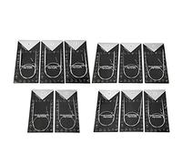 Aiguille à tricoter circulaire, 11pcs 43 65 80CM Aiguilles à tricoter circulaires en acier inoxydable Crochet Crochet Tisser ensemble pour tissage à la main(80cm)