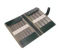 Aiguille à tricoter en acier inoxydable, ensemble d'aiguilles à double pointe de 55 pièces avec sac de rangement, fournitures de couture ergonomiques multi-tailles pour débutants,