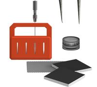 Aiguille Aérographe Affûteur - Affûtage et Entretien des Aiguilles - Kit d'Affûtage pour Design d'Ongles Réparation Automobile Coiffure Maquillage Industriel Peinture