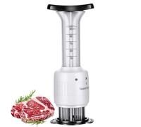Aiguille attendrisseur de viande - Seringue alimentaire, seringue à épices, attendrisseur de viande, attendrisseur de viande - Outil de cuisine pour marinade de viande, attendrisseur de steak en acier