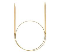 Aiguille circulaire Addi en bambou 40 cm, 5 mm - 1 pièce