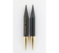 Lantern Moon Interchangeable Aiguille Conseils, Bois d'ébène, Noir, 13 cm, 12 mm, Set de 2 Pièces