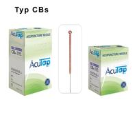 Aiguille d'acupuncture en acier chirurgical AcuTop (x100) Vert 0,20x15 mm