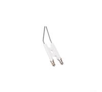 Aiguille d'allumage à double broche de type H pour brûleurs à huile usée - Électrode en métal avec fil de 30 cm Accessoire d'allumage (A)