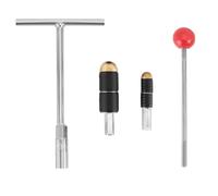 Aiguille d'arrêt d'eau chaude pour réparation de fuites de tubes PPR 1,27 cm, 1,9 cm, 2,5 cm, construction en acier inoxydable avec clé incluse (C)