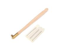 HEEPDD 3PCS Aiguille de la Broderie française au Crochet Broderie française avec 3 têtes remplaçables, Outil de Tricot à Aiguille Barbu, Tricot, Outils de Broderie perlée