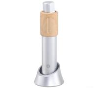 Aiguille de distribution de café télescopique compacte avec base magnétique pour un flux de travail efficace (argenté)