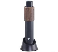 Aiguille de distribution de café télescopique compacte avec base magnétique pour un flux de travail efficace (Noir)