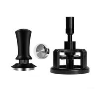 Aiguille de distribution en aluminium avec fixation magnétique réglable en hauteur pour porte-filtre de 51 mm, 53 mm, 58 mm (51 mm)