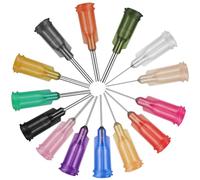 Aiguille de Distribution Pointe Émoussée, 84PCS Aiguille de Distributeur de Liquide Industriel, Aiguilles de Seringue en Acier Inoxydable pour Applicateur D'huile ou de Colle