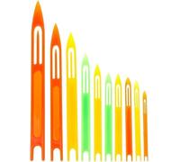 Aiguille de filet de pêche, 8 pièces pour réparation de filets de ligne navettes, outils inoxydables, équipement durable, couleur aléatoire accessoires de réparation