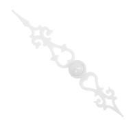 Aiguille de Horloge Coucou Blanche en Plastique, 1 Pièce