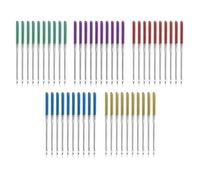 Aiguille de machine - OMABETA - 50pcs - Alliage - Poignées multicolores - Compatible machines à coudre