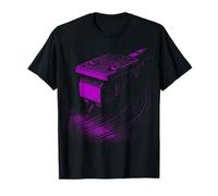 Aiguille de Platine Vinyle - Violet Retro Audio Design T-Shirt