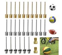 Aiguille De Pompe À Ballon, 28 Pcs Aiguilles De Pompe À Air, Aiguilles De Gonflage pour Pompe À Ballon, pour Ballon De Basket-Ball, Volley-Ball, Football, Rugby，De Basket, De Volley, Pneus De Vélo