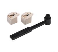 Aiguille de rechange ATN3600L pour tourne-disque Audio-Technica AT-LP60X, compatible avec les micros AT3600/AT3650, 33/45 tr/min, support d'aiguille en aluminium, brosse de nettoyage incluse (2 pièces