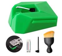 Aiguille de rechange compatible avec AudioTechnica AT VMN95SH, AT VMN95SP et AT VMN95EN modèles avec fils de cartouche et brosses à poussière