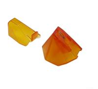 Aiguille de rechange pour Ortofon 2M Serie, stylet diamant ovale pour platine vinyle, remplacement facile sans outil, compatible avec 2M rouge/bleu/noir, reproduction sonore améliorée (orange)