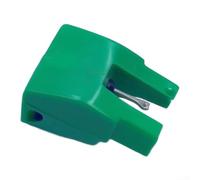 Aiguille de rechange pour tourne-disque Audio Technica AT12 ATS12E ATS10 AT12E, compatible avec les micros MM, stylet vert pour disques vinyles