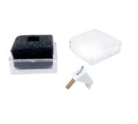 Aiguille de stylet de rechange pour Pickering TLE TLC DLC ES2404, compatible avec cartouche Stanton D71 L720EE P-Mount, pointe phonographique pour platine vinyle Blanc