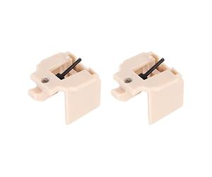 Aiguille de Tourne-Disque, Stylet de Remplacement pour Aiguilles de Tourne-Disque en Diamant 2pcs avec Boîte de Rangement, pour Lecteurs de Platines de Type at LP60, Barre