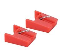 Aiguille de Tourne-Disque Stylus en céramique Pointue Rechange pour Phonographie Compatible avec Les Tourne-disques Crosley Fisher ION Otto Kenwood Son Haute fidélité Coque Plastique ABS Installation