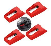 Aiguille Diamant de Remplacement,4 Pack Pointe de Lecture Aiguille Tourne Disque Universel Platine Vinyle Aiguilles pour Platine Diamant pour Tourne Disque Vinyle